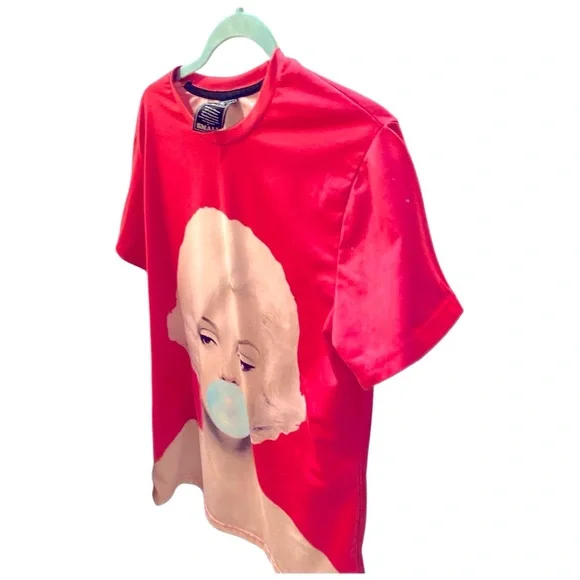 Marilyn Monroe Bubblegum Vibrant Pink Short Sleeve Tee Size Small - Picture 5 of 5